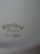 Set 6 assiettes à dessert porcelaine Haviland Limoges