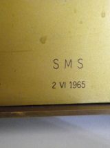 Horloge Mécanisme Vedette en laiton Année 1965