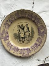 Lot de trois assiettes parlantes 