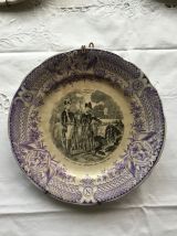 Lot de trois assiettes parlantes 