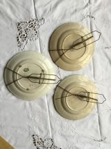 Lot de trois assiettes parlantes 