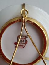 Assiette dinette porcelaine coll scene galante fragonard