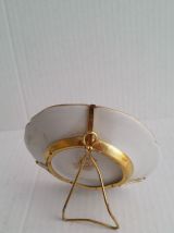 Assiette dinette porcelaine coll scene galante fragonard