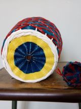 Bouteille scoubidou viresa avec capuchon et anse