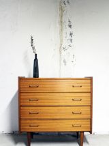 Commode scandinave vintage pieds compas 60's