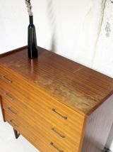Commode scandinave vintage pieds compas 60's