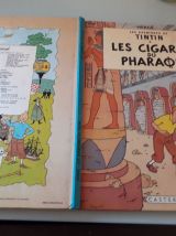  LOT DE 5 bandes dessinées TINTIN  reedition 1966