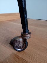 Desserte roulante en métal et formica