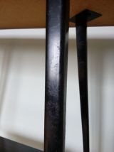 Desserte roulante en métal et formica