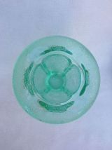 Daum - Vase polylobé à décor givré