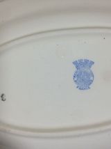 Ravier ancien demi-porcelaine de Badonviller