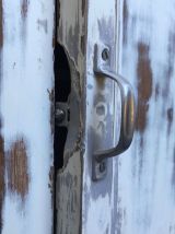 Table de chevet guéridon shabby 