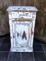Table de chevet guéridon shabby 