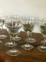 Verres bistrot années 1950