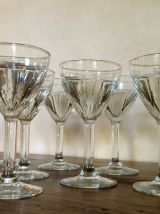 Verres bistrot années 1950