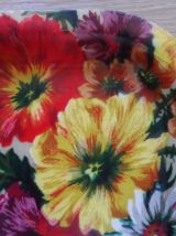 Superbe plateau en fibre de verre années 50