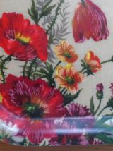 Superbe plateau en fibre de verre années 50