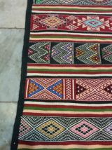 kilim couloir multicolore fait à la main 