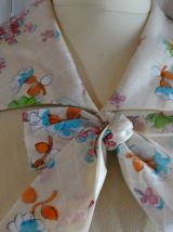 Robe vintage 1970 imprimé fleurs taille 38