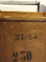 Vintage miroir  barbier 1900 bambou ancien 