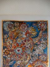 3 gravures contemporain artistique sur aluminium signé M; CA