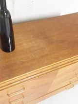 Commode vintage scandinave pieds compas 60's