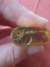 Superbe briquet Cartier plaqué or
