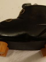 Vintage collection briquet chaussure en bois marque penguin 