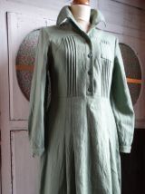 Vintage made in France 1960 robe laine style preppy
