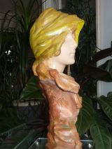 Sculpture plâtre années 1900 signé MORIN