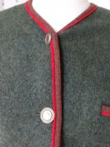 Veste femme Autrichienne marque Giesswein T40 pure laine bou