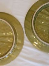 Assiettes céramique barbotines asperge faïence RAPHAEL signé