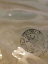 Assiettes céramique barbotines asperge faïence RAPHAEL signé