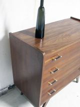 Commode vintage scandinave pieds compas 60's