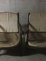 Paire de fauteuils bohèmes
