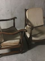 Paire de fauteuils bohèmes