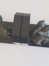 paire de serre livres art déco