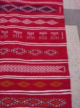 Tapis kilim rouge 280cm*125cm