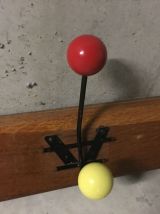 Patères boules années 50