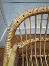 Fauteuil enfant rotin