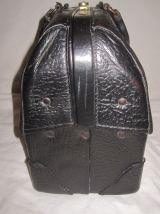 ancien sac cuirs médecin signé emdee schell