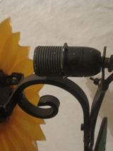 lampe forme fleur vintage