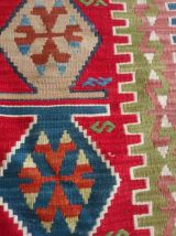 Kilim tapis turc fait à main en pure laine 200cm*125cm
