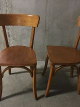 Paire de chaises bistrot Luterma années 60