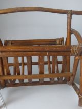 Porte-revues en rotin