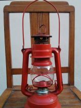 Jolie lampe tempête orange - MEVA