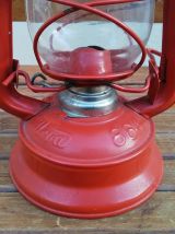 Jolie lampe tempête orange - MEVA