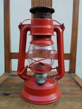 Jolie lampe tempête orange - MEVA