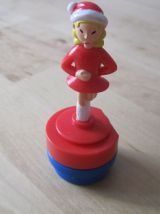 9 jouet figurine nestlé skieur VINTAGE 