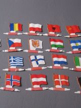 29 ANCIENNES PLAQUES METAL PUBLICITAIRE DRAPEAU L ALSACE